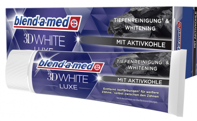 Blend-a-med 3D White Luxe with Activated Charcoal Toothpaste, 75 mL