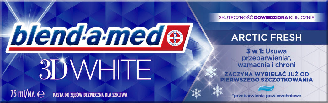 Blend-a-med 3D White Arctic Fresh Toothpaste, 75 mL