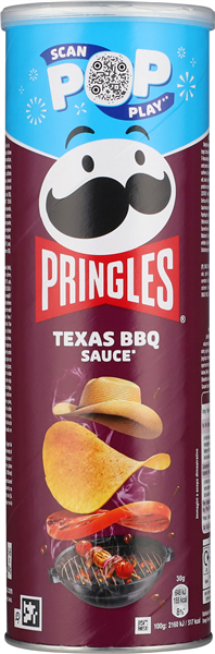 Pringles Texas BBQ Sauce Potato Chips, 165 g