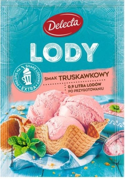 Delecta Strawberry Ice Cream Mix, 57 g