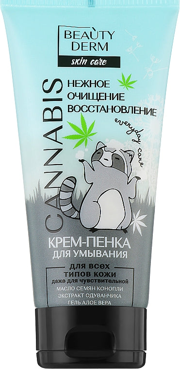 Beautyderm Cannabis Foaming Face Wash Cream, 150 mL