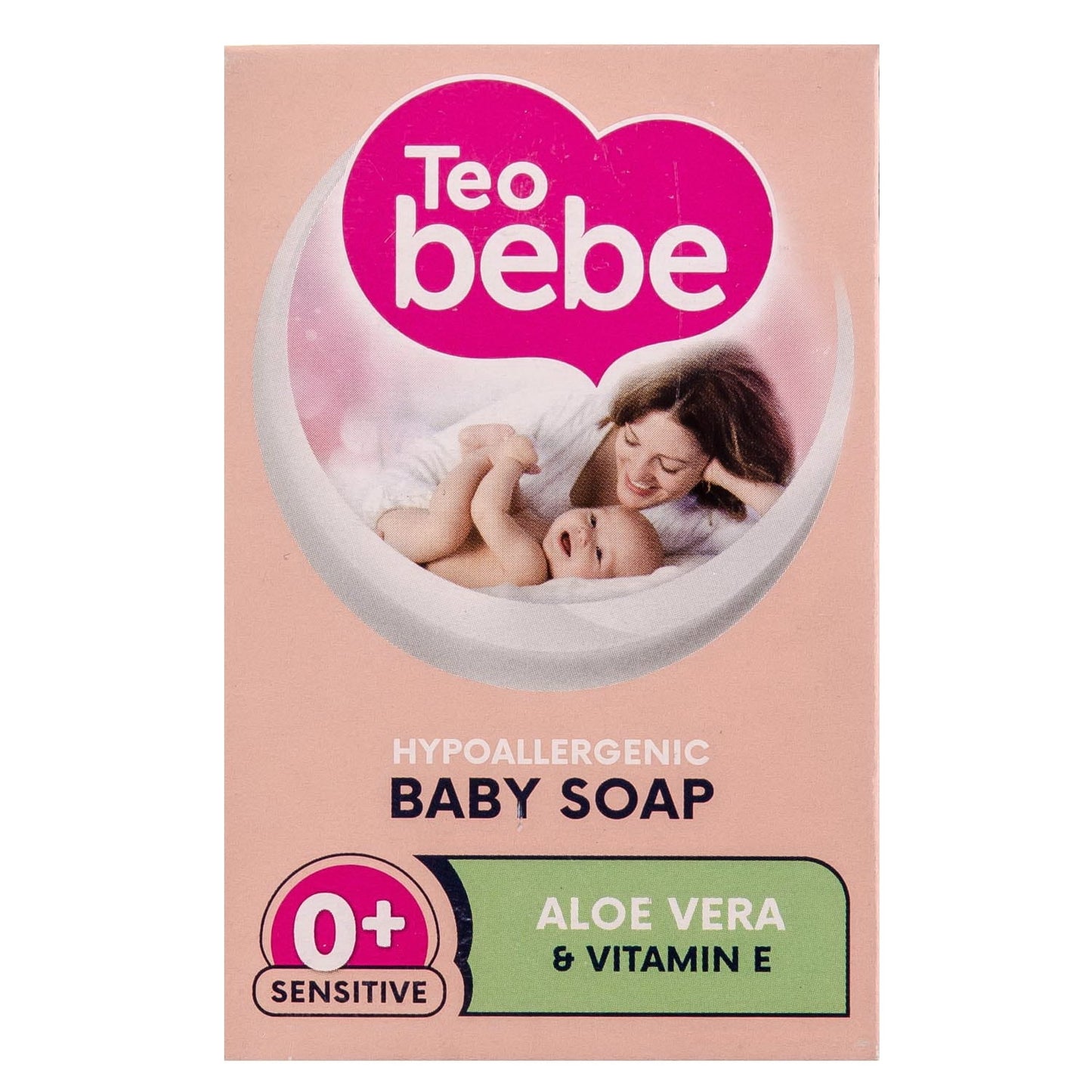 Teo Bebe Aloe Extract Kids Bar Soap, 75 g