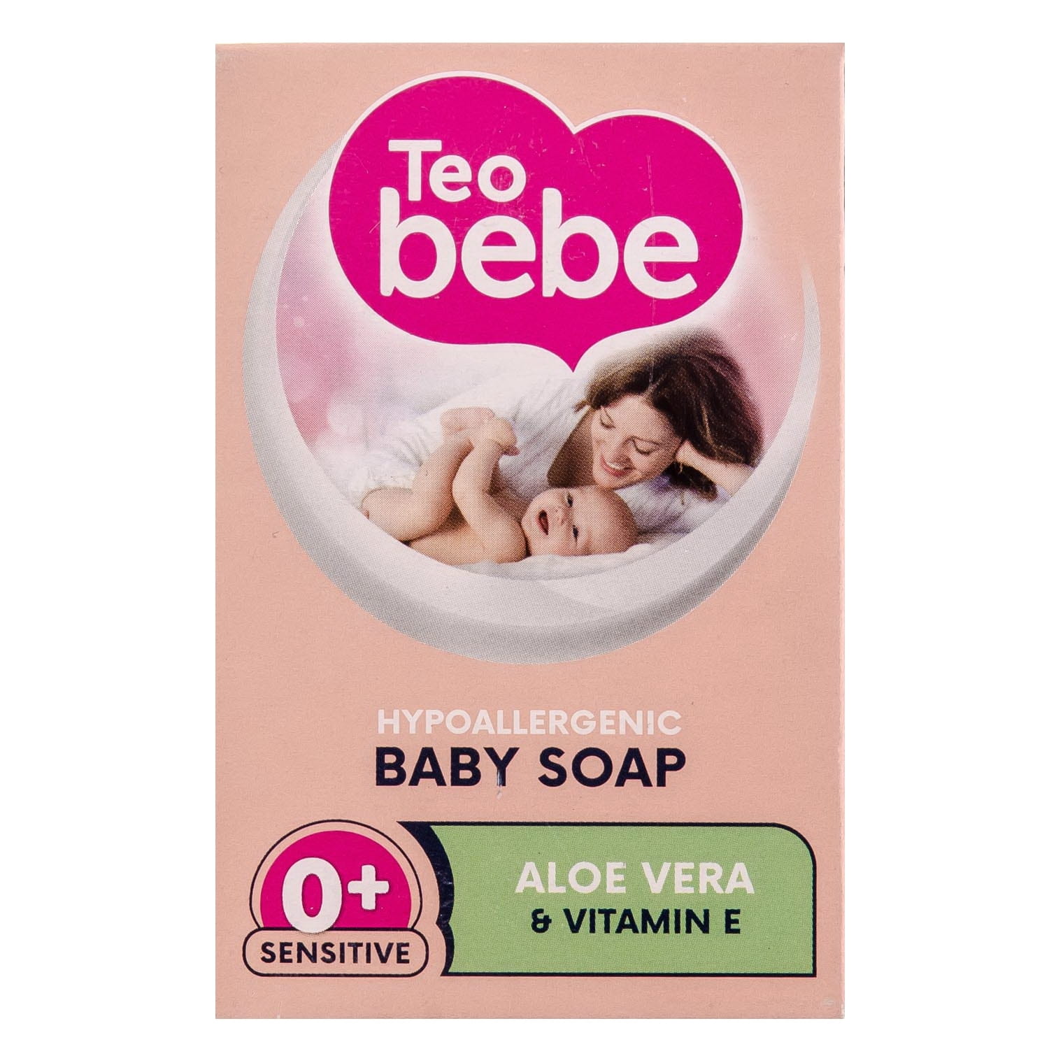 Teo Bebe Aloe Extract Kids Bar Soap, 75 g
