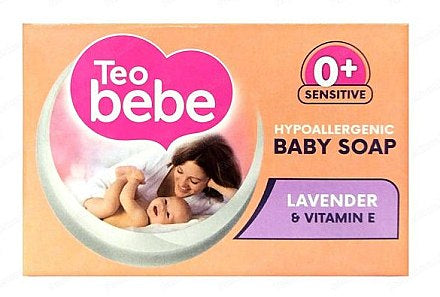 Teo Bebe Lavender Extract Kids Bar Soap, 75 g