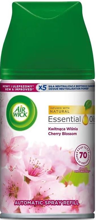 Air Wick Cherry Blossom Automatic Air Freshener Refill, 250 mL