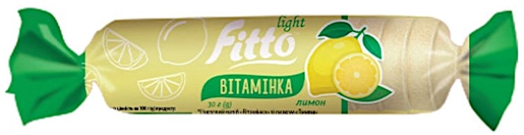 Fitto Light Lemon-Flavored Vitamin Candy, 30 g
