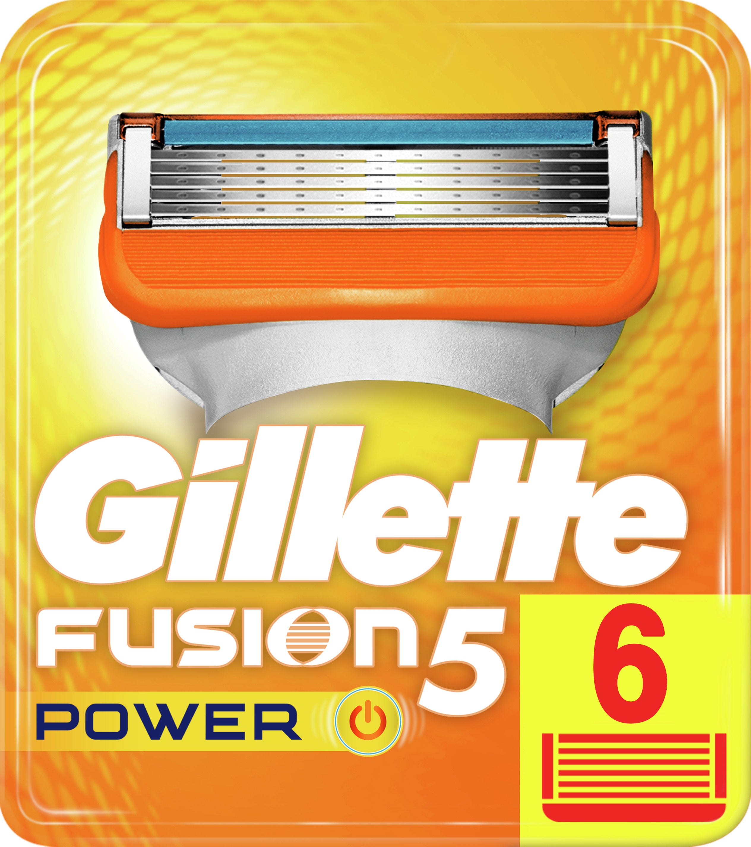 Gillette Fusion5 Power Replacement Razor Cartridges, 6 pcs