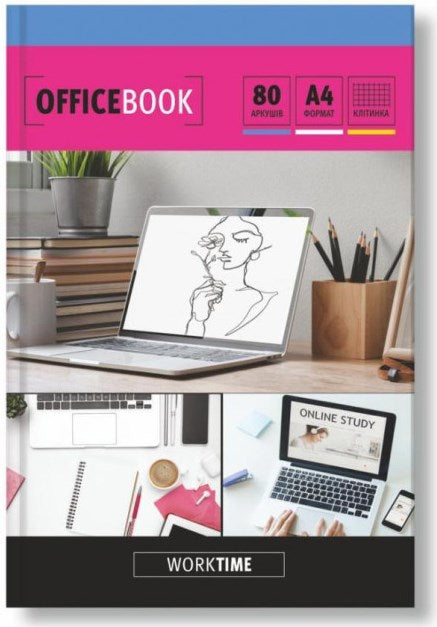 Ruslan 22V-004 A4 Hardcover Notebook, 80 Sheets - Image 2