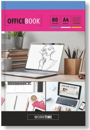 Ruslan 22V-004 A4 Hardcover Notebook, 80 Sheets - Image 2