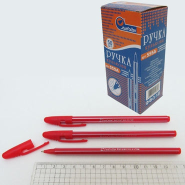 Josef Otten 555A Red Ballpoint Pen, 0.7 mm - Image 2