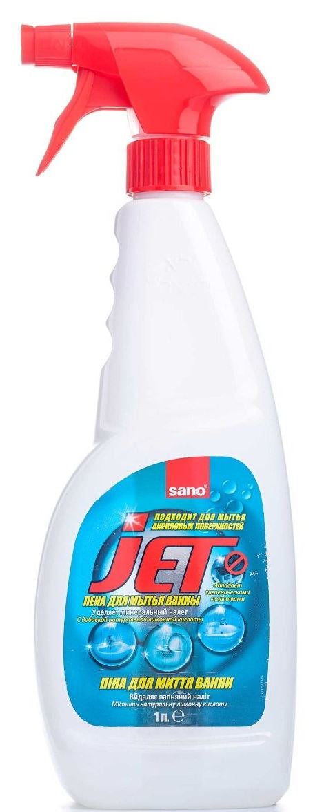 Sano Jet Acrylic Bathtub Cleaner, 1000 mL
