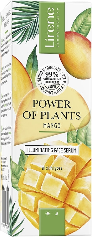 Lirene Power of Plants Mango Revitalizing Face Serum, 30 mL