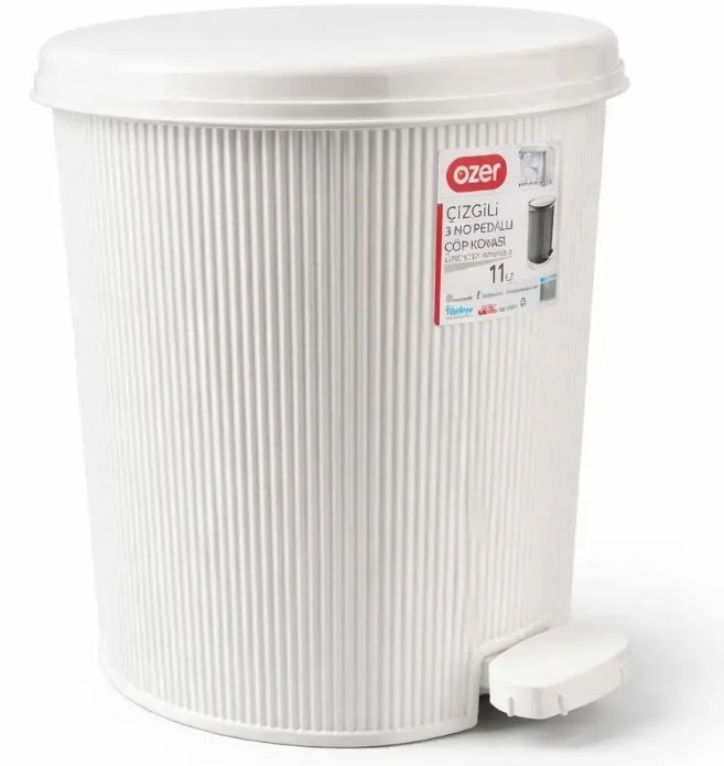 Ozer Line CZ003 Pedal Trash Bin, 11 L