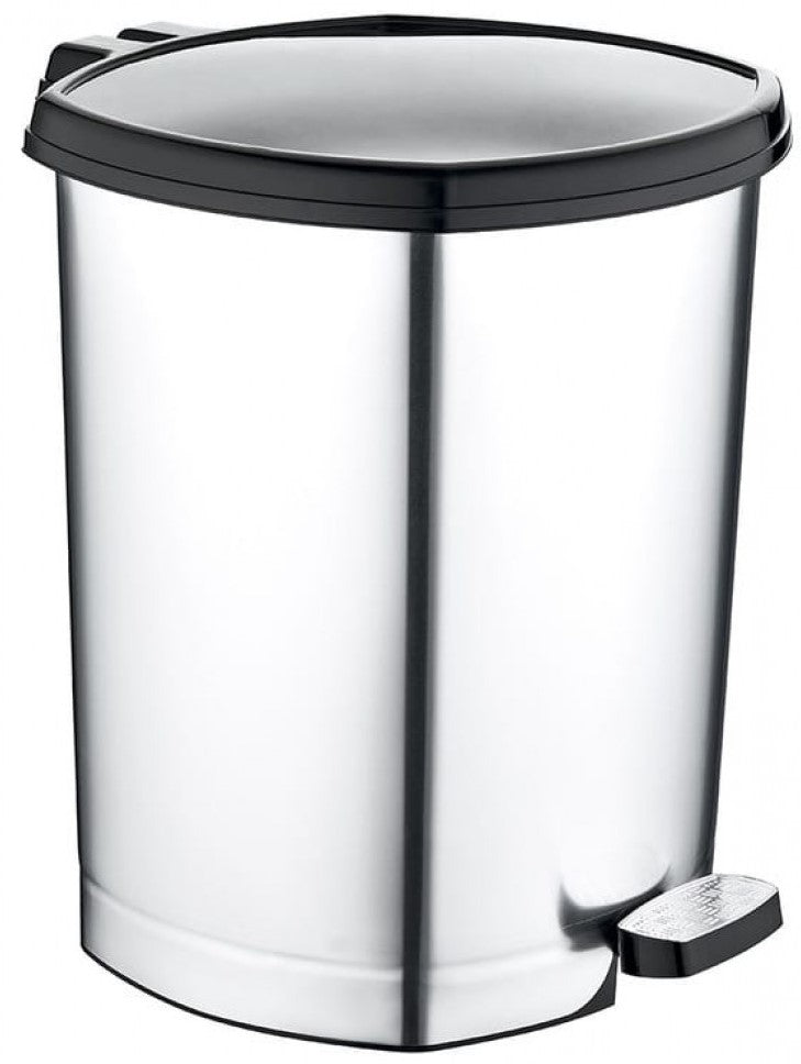Ozer Metalize D003 Pedal Trash Bin, 11 L