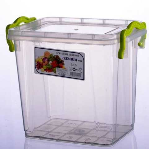 Al-Plastik Premium No. 2 Food Container, 1.4 L - Image 2