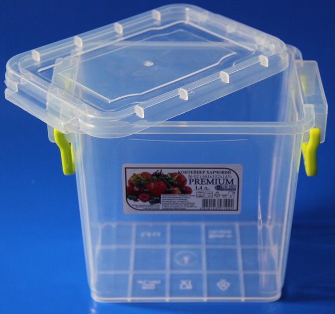 Al-Plastik Premium No. 2 Food Container, 1.4 L - Image 3