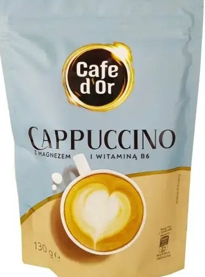 Cafe d'Or Cappuccino with Magnesium & Vitamin B6, 130 g