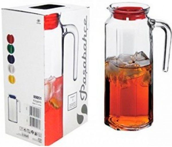 Pasabahce Kosem 80051 Pitcher, 1 L