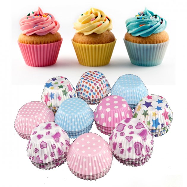 Medium Paper Cupcake Liners, 10.5 cm - Image 3