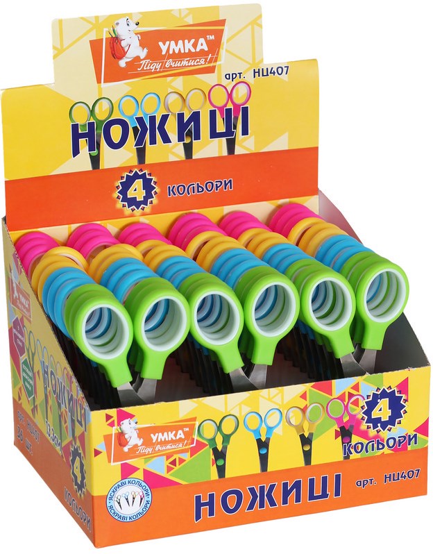 Umka NTs407 Kids' Scissors, 13.3 cm, Assorted