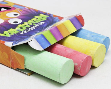 Danko Toys Kreidochka Sidewalk Chalk, 4 Colors - Image 2