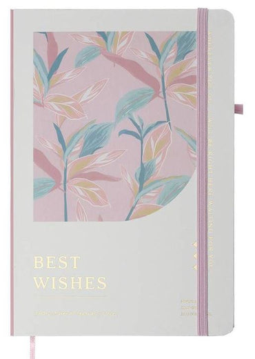 Buromax A5 Hardcover Grid Notebook with Elastic Band, 80 Sheets - Image 2