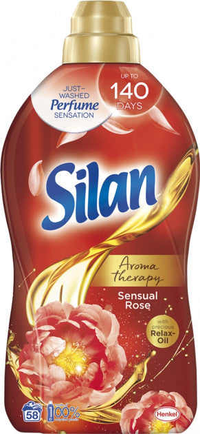 Silan Aromatherapy Sensual Rose Fabric Softener, 1.45 L