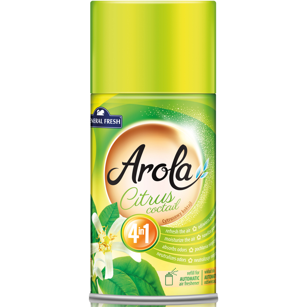 Arola Citrus Cocktail Automatic Air Freshener Refill, 250 mL