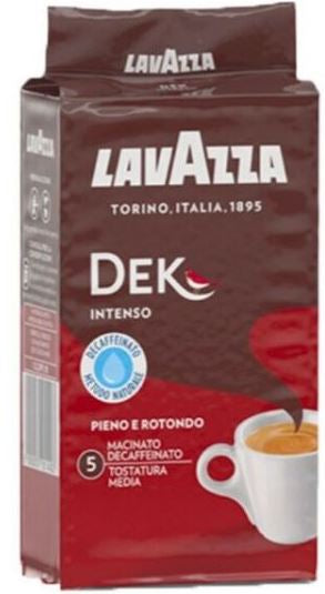 Lavazza Dek Intenso Decaf Ground Coffee, 250 g