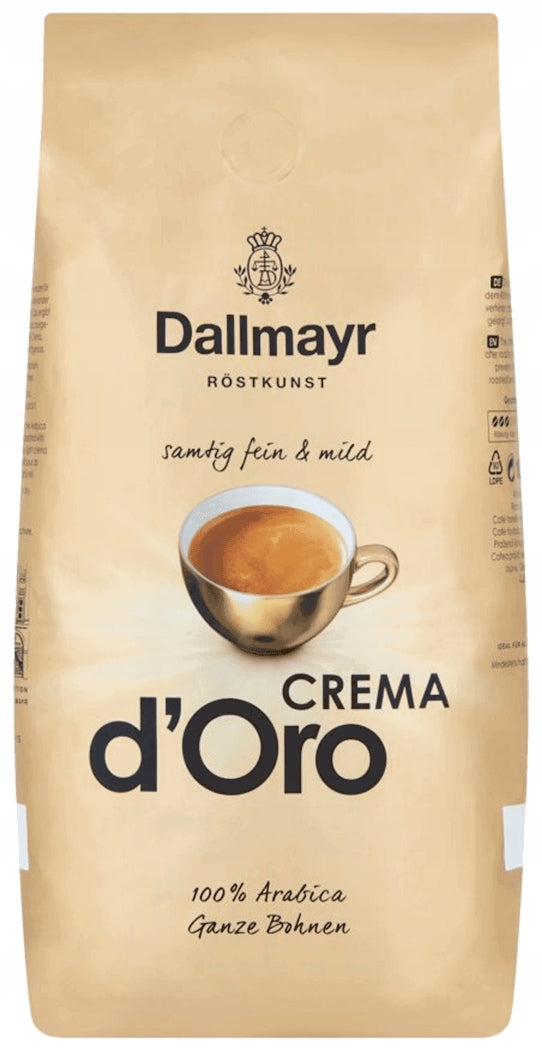 Dallmayr Crema d'Oro Whole Bean Coffee, 1 kg