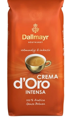 Dallmayr Crema d'Oro Intensa Whole Bean Coffee, 1 kg