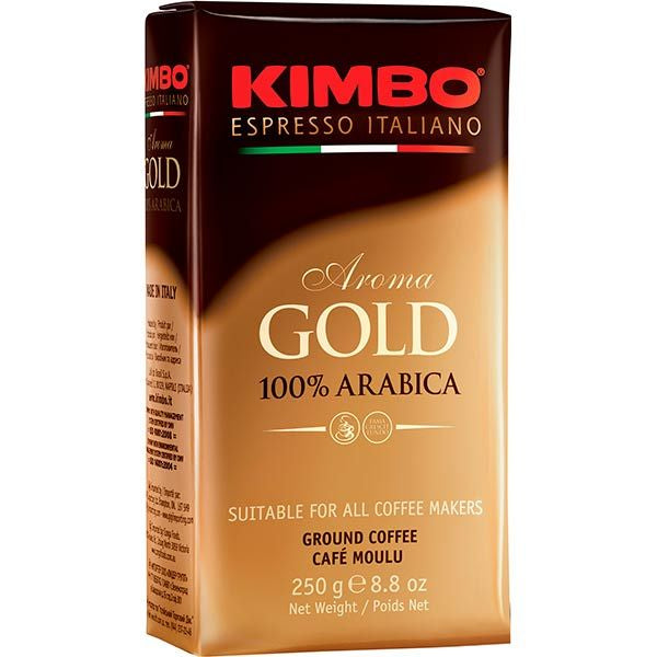 Kimbo Aroma Gold Ground Coffee, 250 g