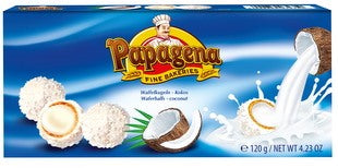 Papagena Coconut Wafer Balls, 120 g