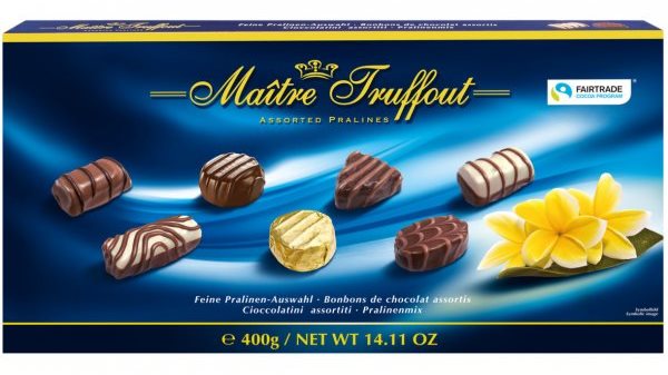 Maitre Truffout Assorted Pralines Chocolates, 400 g