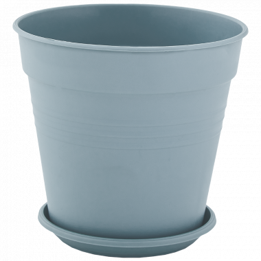 Aleana Gloria 114015 Flowerpot with Saucer, 11 x 10.2 cm, 0.6 L - Image 4