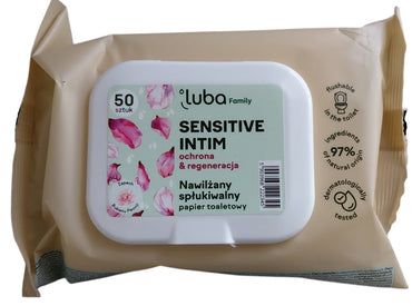Luba Family Sensitive Intim Moist Toilet Paper, 50 pcs - Image 2