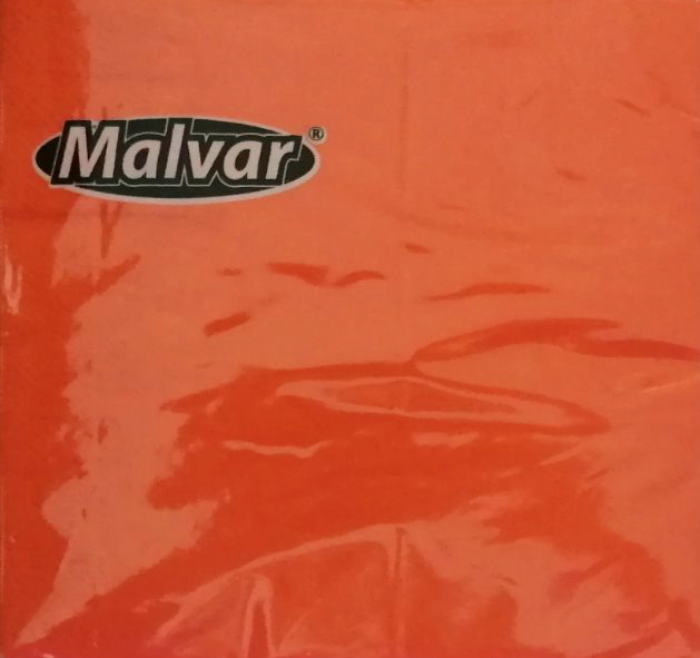 Malvar Orange 2-Ply Napkins, 40 pcs, 30 x 30 cm