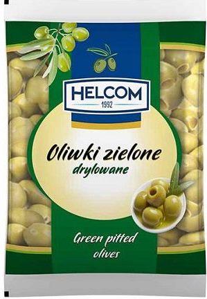 Helcom Pitted Green Olives, 195 g