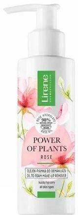 Lirene Power of Plants Rose Makeup Remover Oil Foam, 145 mL
