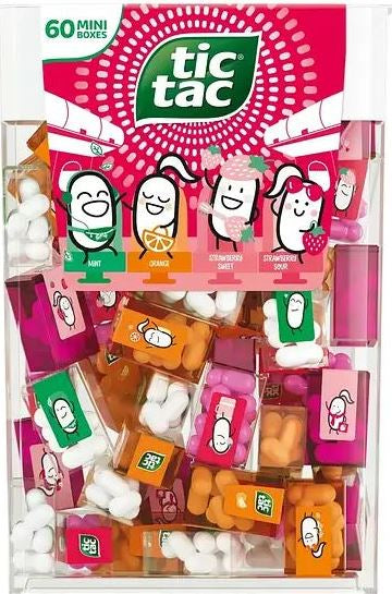 Tic Tac Assorted Candy-Coated Mints, 3.8 g