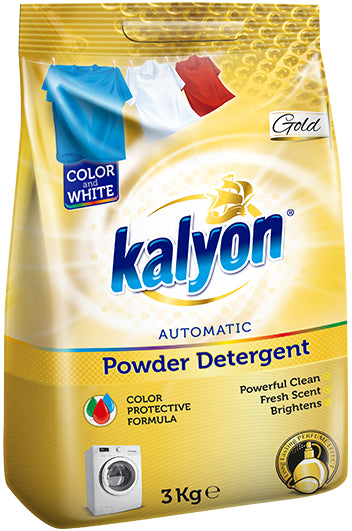Kalyon Gold Laundry Detergent Powder, 30 Loads, 3 kg