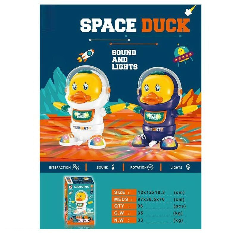 Space Duck ZR 156-4 Musical Duck with Light, Music, Sounds & Movement
