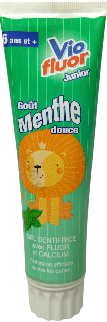 Viofluor Mint Kids' Gel Toothpaste, Ages 6+, 100 mL