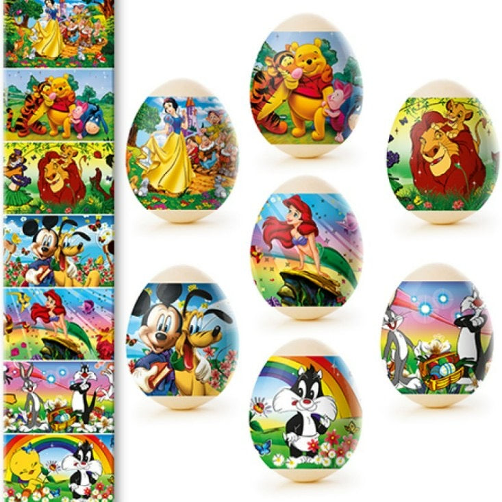 Cartoons Easter Egg Shrink Wrap