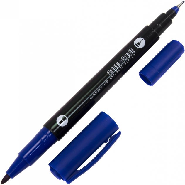 Neo Line 5846 Blue Double-Ended Permanent Marker