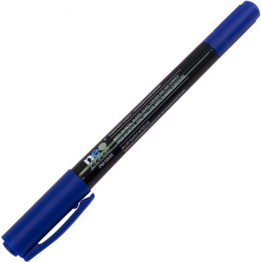 Neo Line 5846 Blue Double-Ended Permanent Marker - Image 2