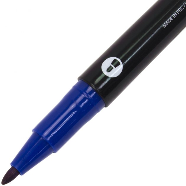 Neo Line 5846 Blue Double-Ended Permanent Marker - Image 3