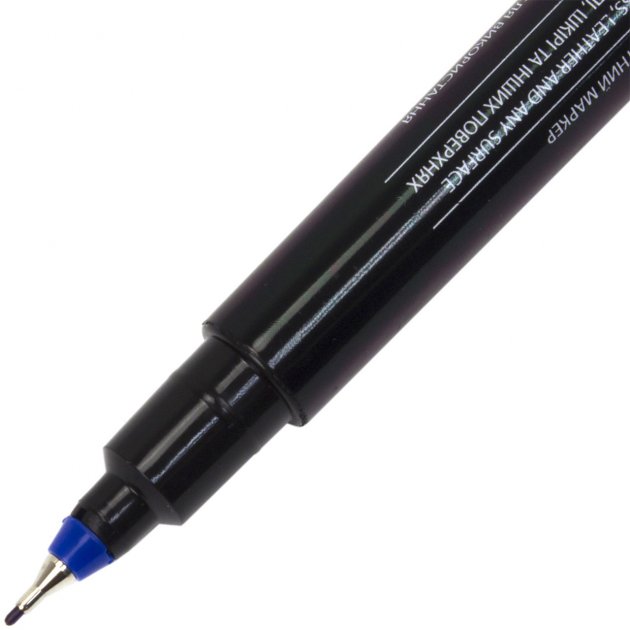 Neo Line 5846 Blue Double-Ended Permanent Marker - Image 4
