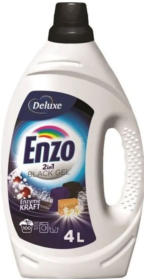 Deluxe Enzo 2-in-1 Black Laundry Detergent Gel, 100 Loads, 4 L