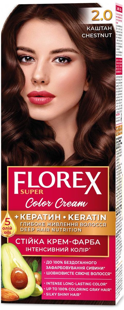 Florex Super Hair Dye 2.0 Chestnut